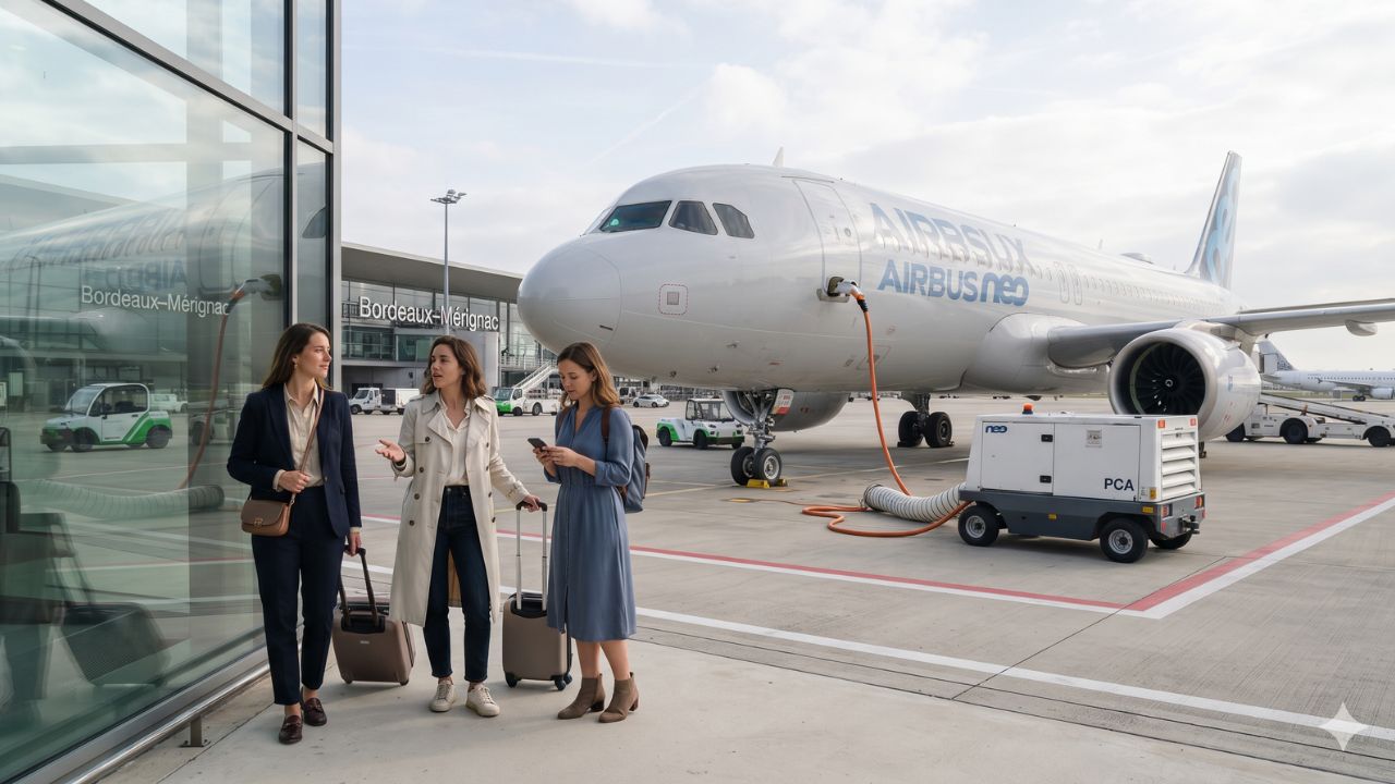 Bordeaux Airport Electrifies All 29 Aircraft Stands in €6.5M Overhaul to Cut 4,100 Tonnes of CO2 by 2027