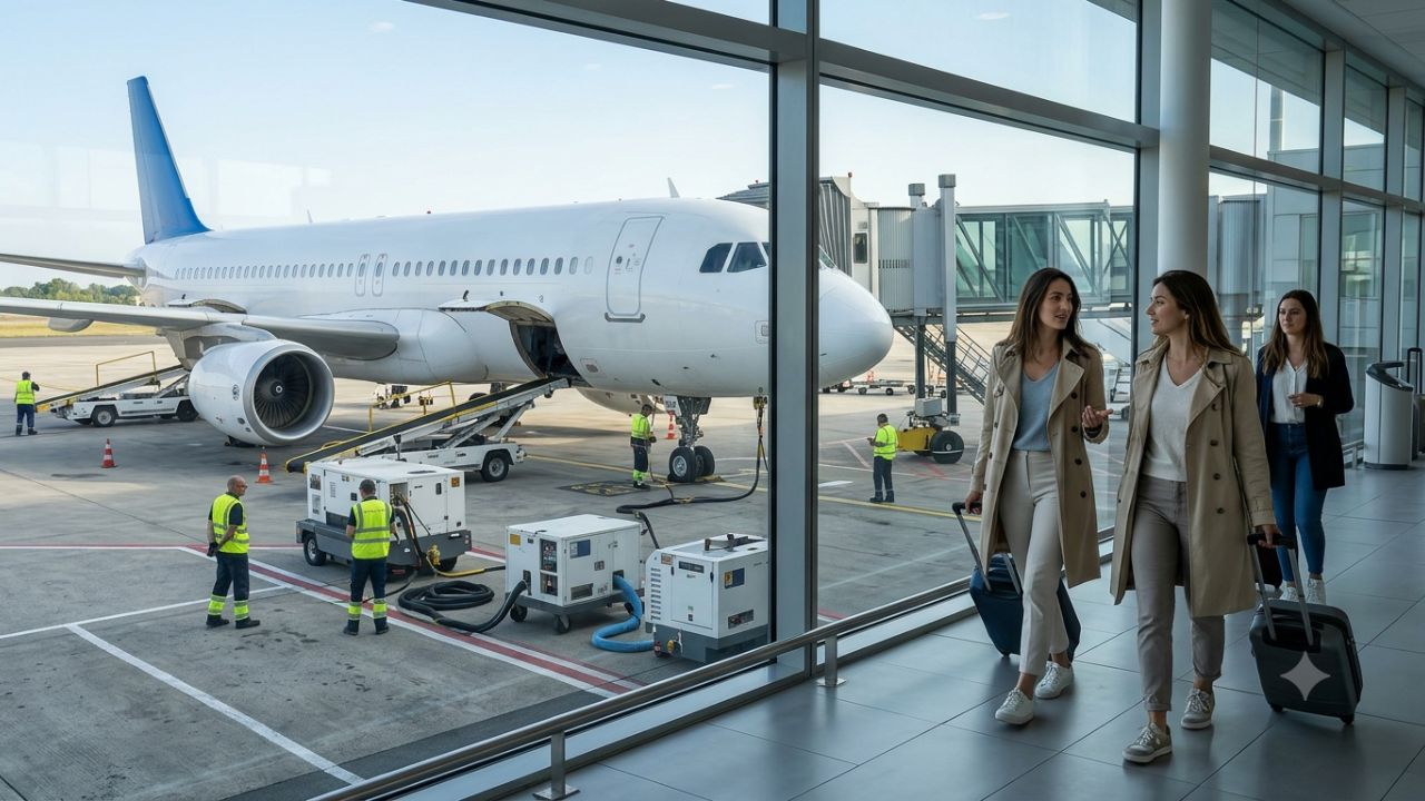 Bordeaux Airport Ground Electrification: €6.5M 400 Hz Upgrade Eliminates APU Emissions Across 29 Aircraft Stands