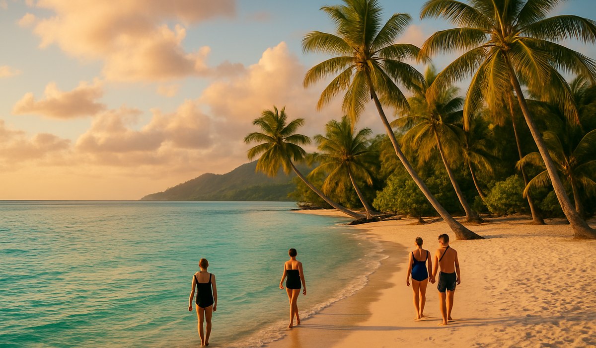 Carnival Splendor cruise ship docked at Lifou, New Caledonia port in June 2026