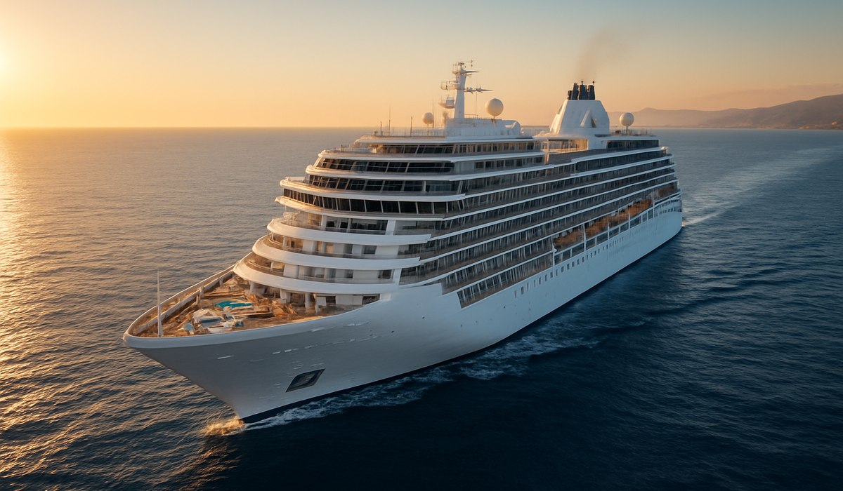 P&O Cruises fleet comparison showing Arvia, Iona, and Britannia docked at Southampton, 2026