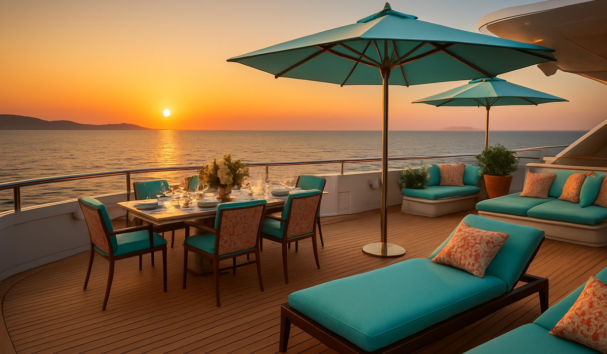 Ritz-Carlton Yacht Collection Debuts Ginori Terrace Concept Aboard Evrima in 2026