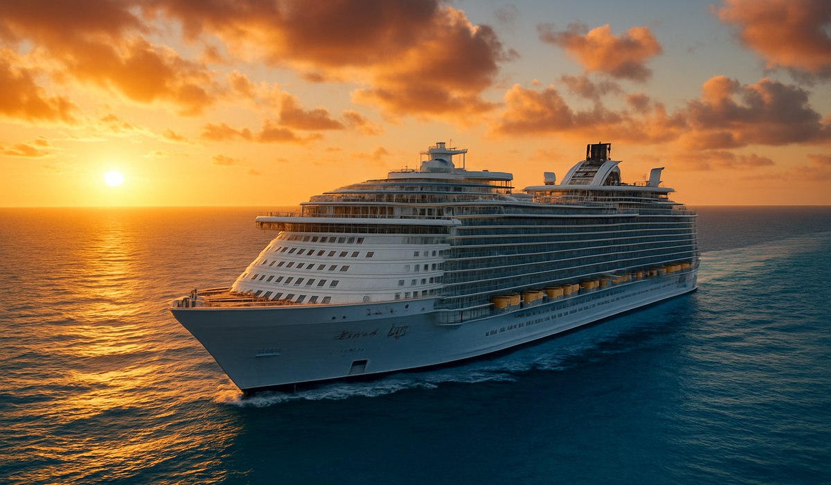 Royal Caribbean Allure of the Seas ship at sea, 2026
