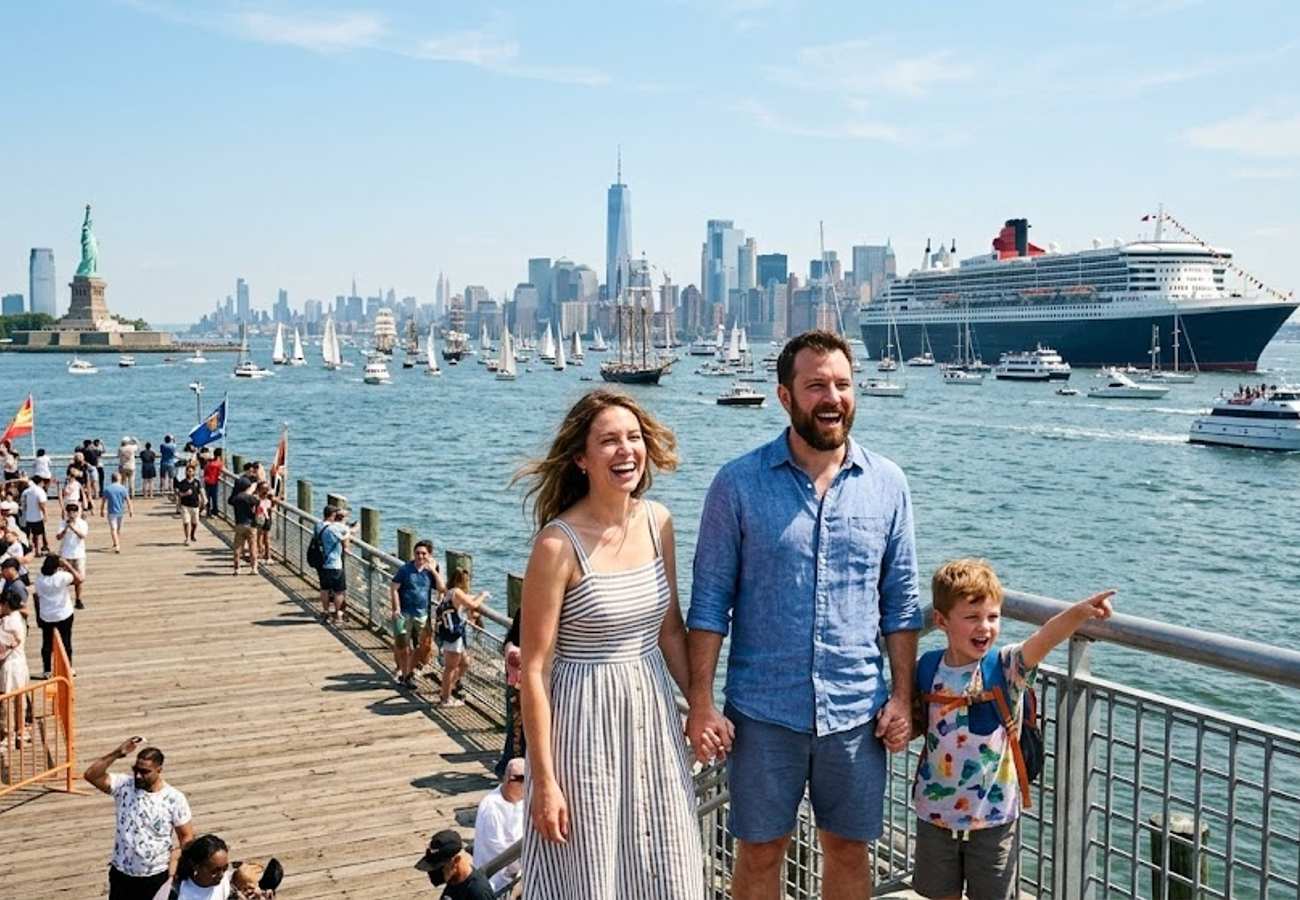 Queen Mary 2 Leads 100+ Vessels in Historic Sail4th New York Harbor Parade July 4, 2026
