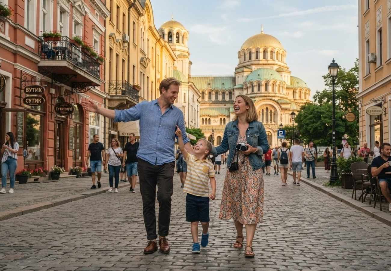 European cruise ship and resort landscape representing TUI integrated travel services
