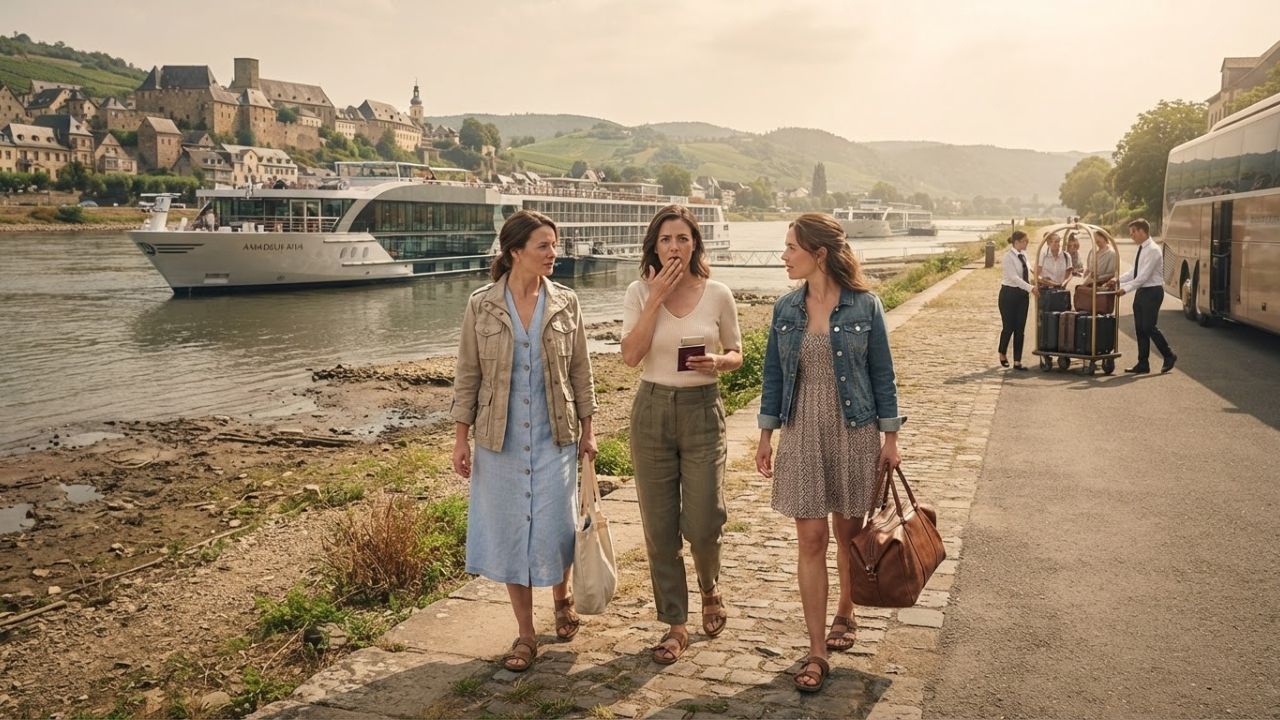 Waterway Crisis: Low River Levels Disrupt European Cruise Tourism