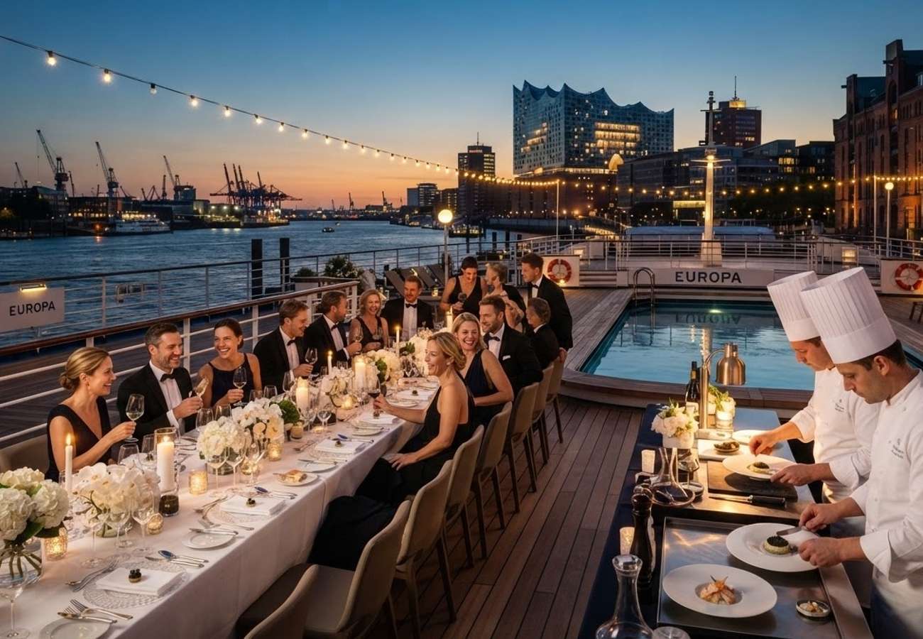 Hapag-Lloyd Cruises Hosts 23 Michelin Star EUROPAs Beste Event in Hamburg for 2026 Luxury Shift