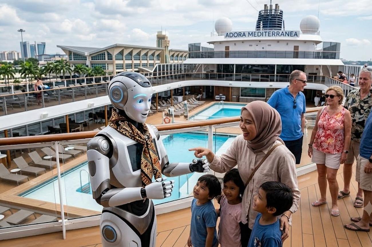 Adora Mediterranea Deploys AI Humanoid Robot to Transform Malaysia Cruise Experience