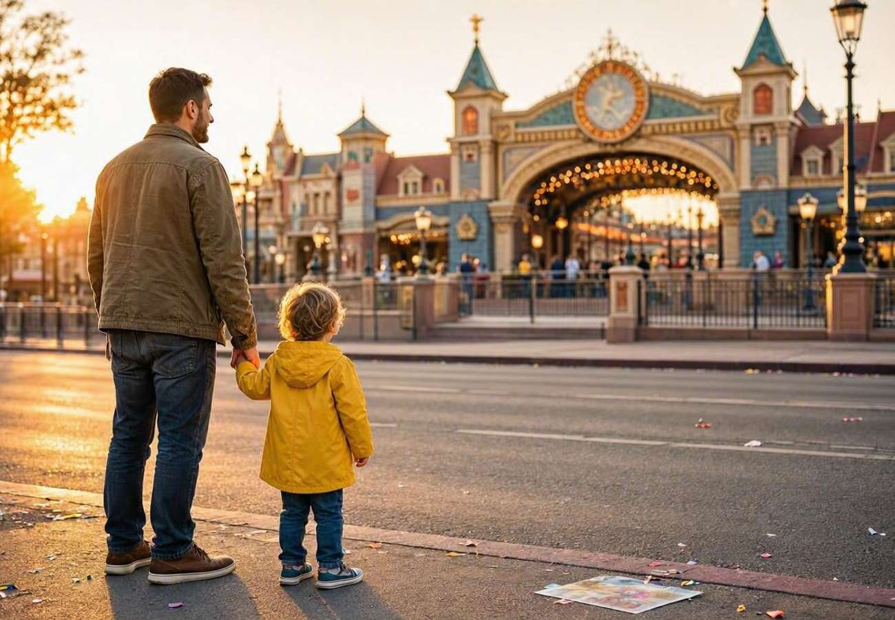 Entrance to Disneyland Park in Anaheim California