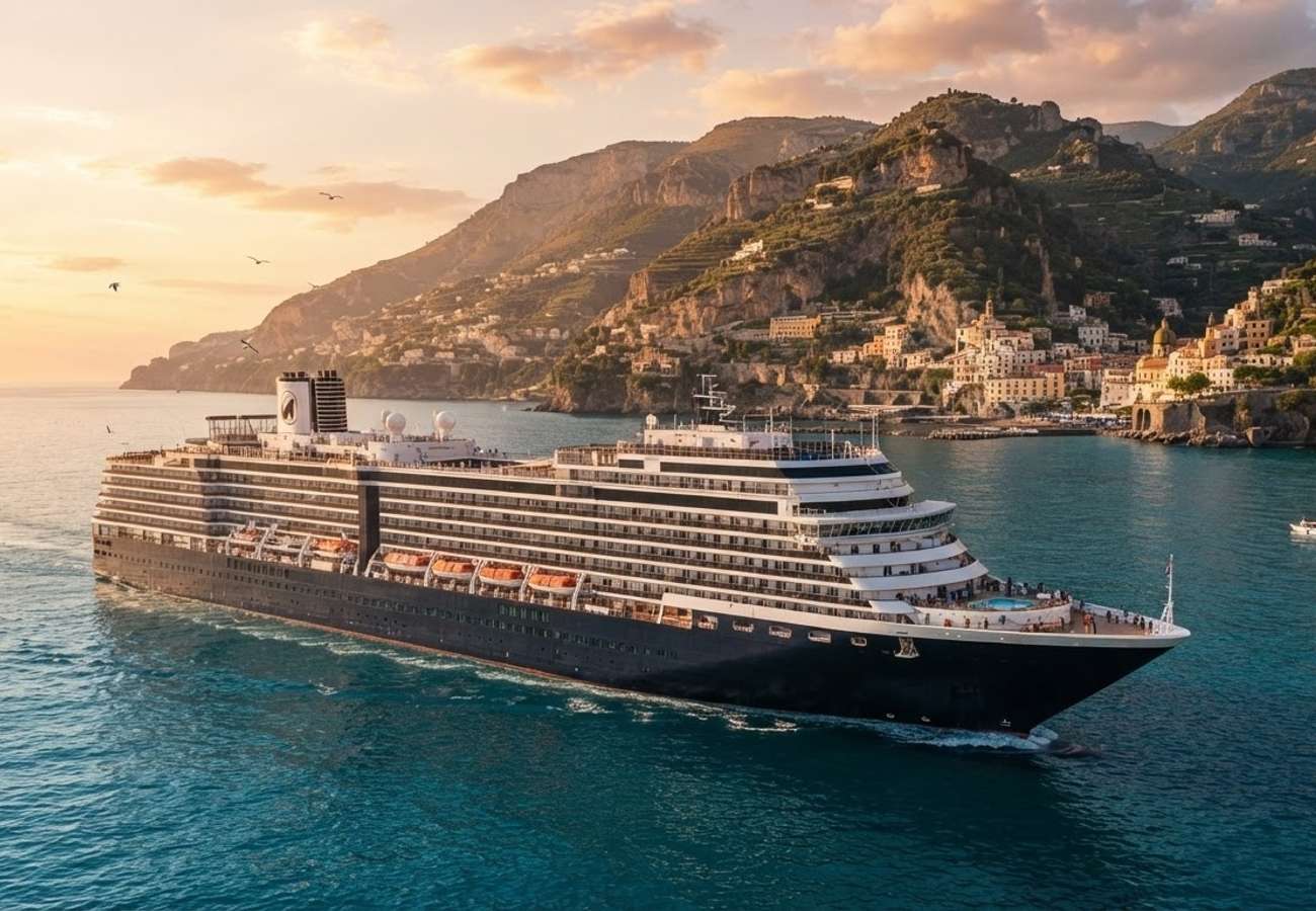 Holland America Oosterdam cruise ship undergoing luxury transformation