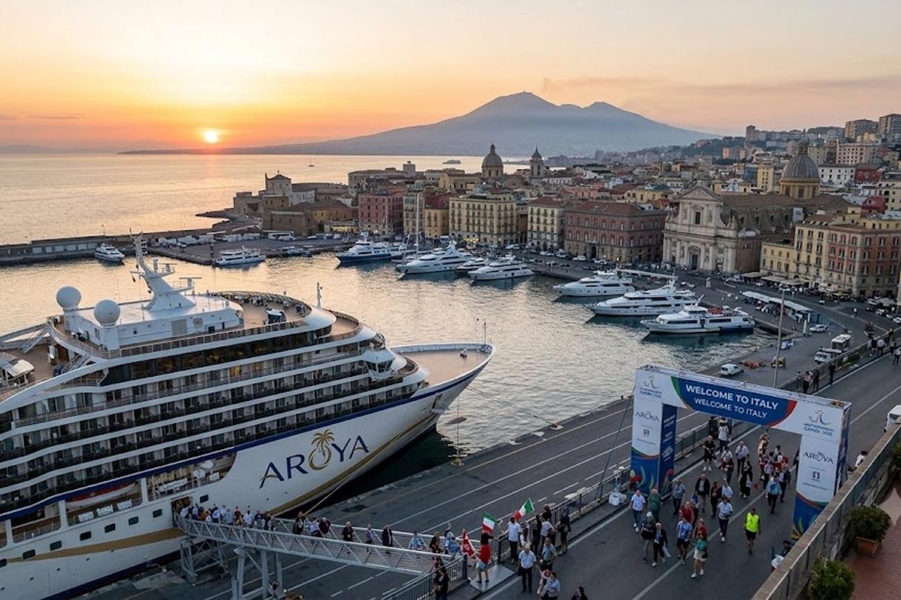 Italy Welcomes AROYA Cruises as Arabian Cruise Line Now Completes Major Mediterranean Games 2026 Charter Success