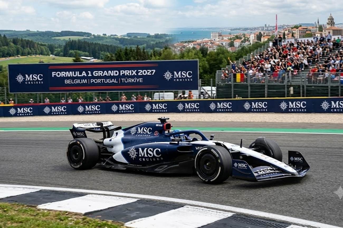 MSC Cruises Joins Formula 1 2027 Season With Belgium, Portugal and Türkiye Grand Prix Title Sponsorships