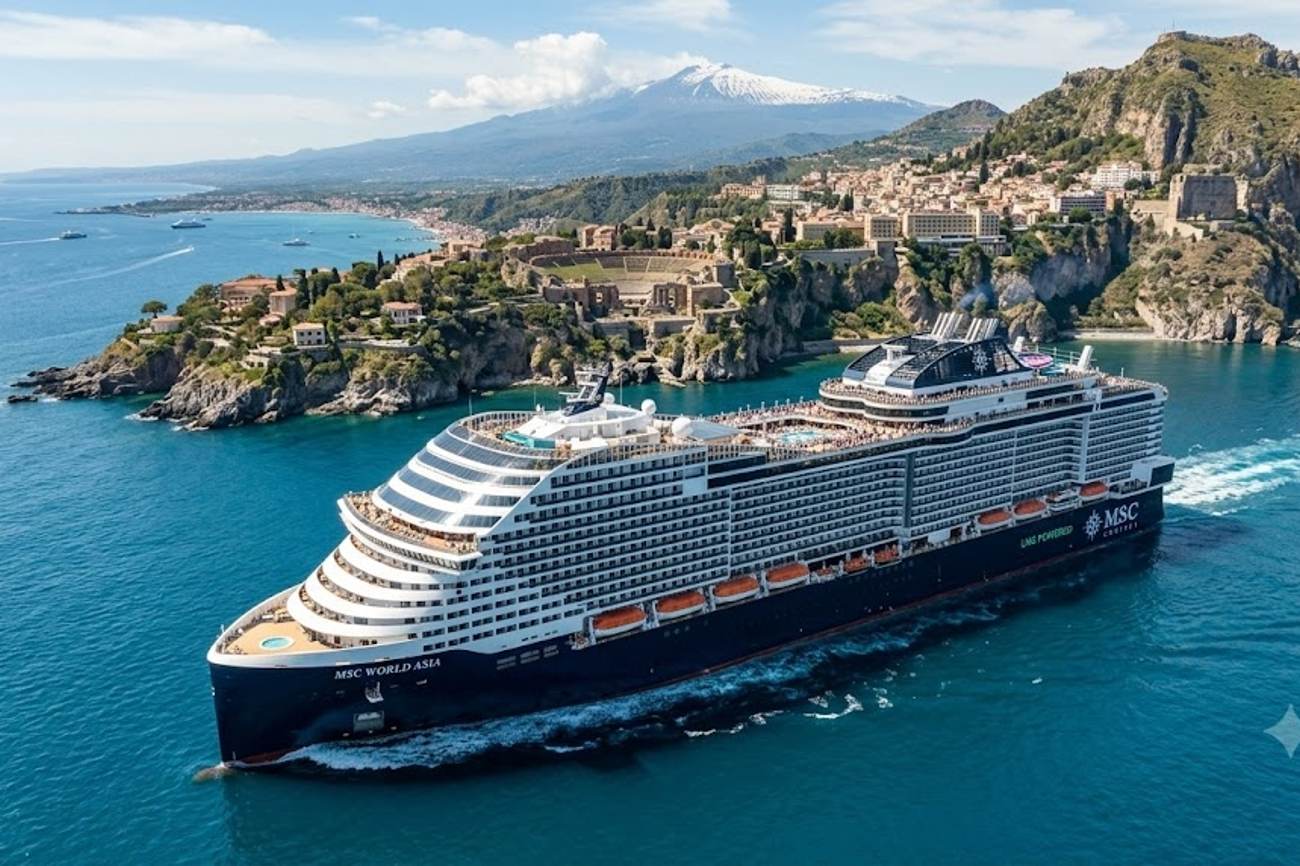 MSC World Asia Ready For Mediterranean Launch As New LNG Cruise Giant Completes Final Tests