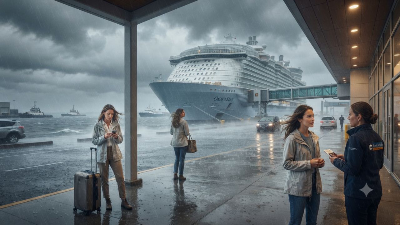 Northeast Nor'easter Triggers 10-Hour Departure Delay for Royal Caribbean's Oasis of the Seas