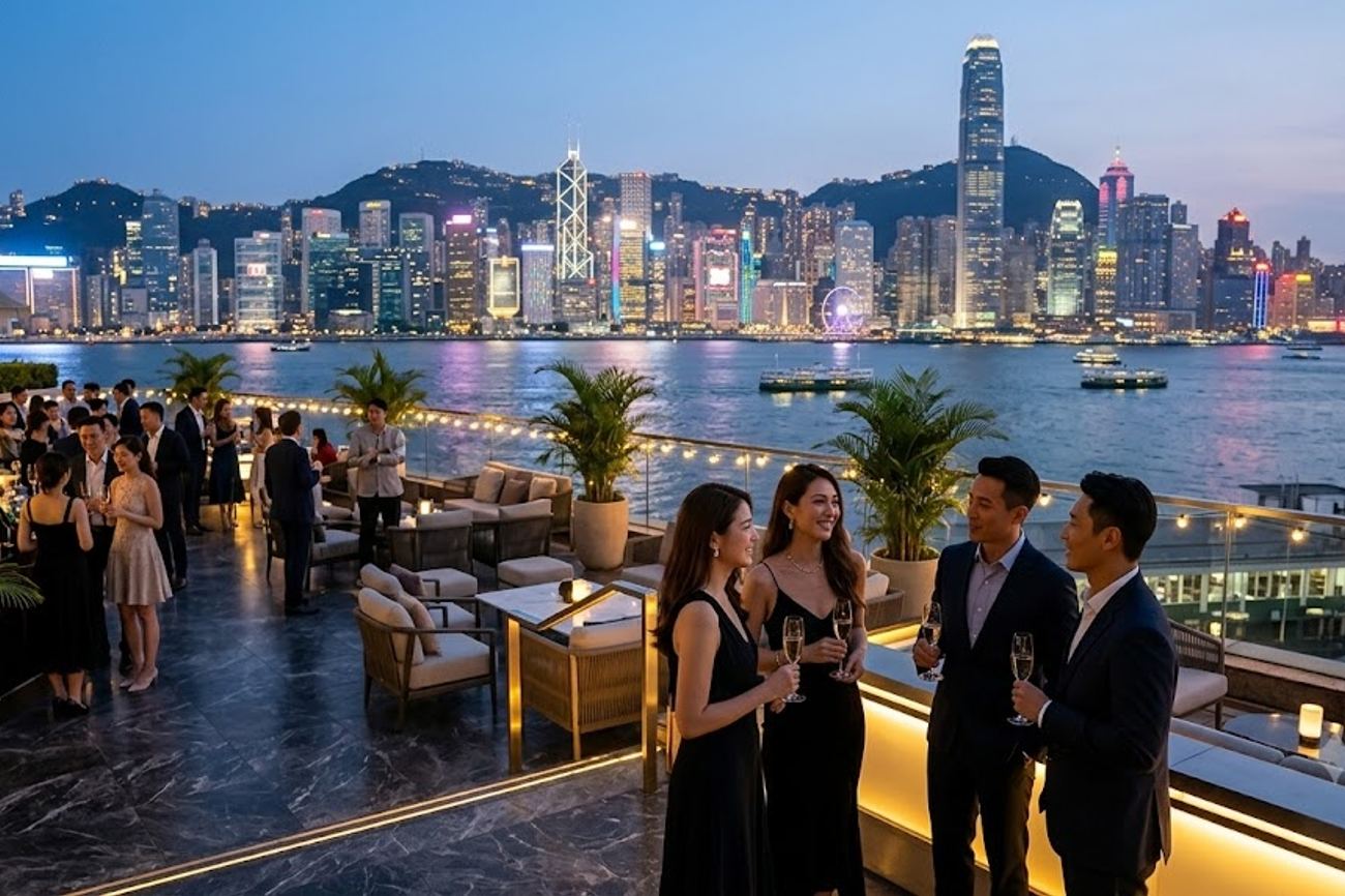 Regent Hong Kong Unveils The Terrace With Panoramic Victoria Harbour Views for Luxury Events