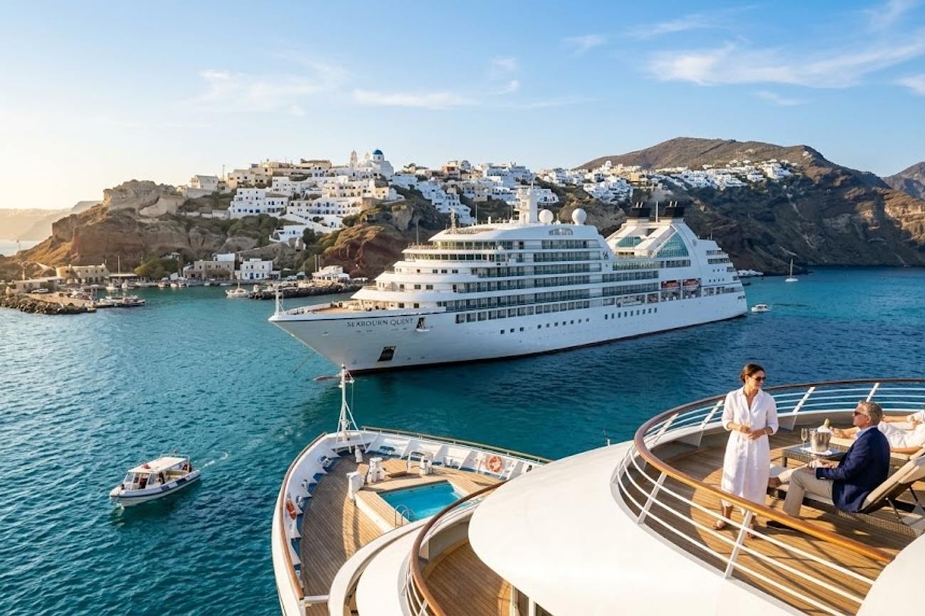 Spain Aligns With Greece As Seabourn Quest Celebrates 15 Years Of Luxury Mediterranean And Caribbean Voyages