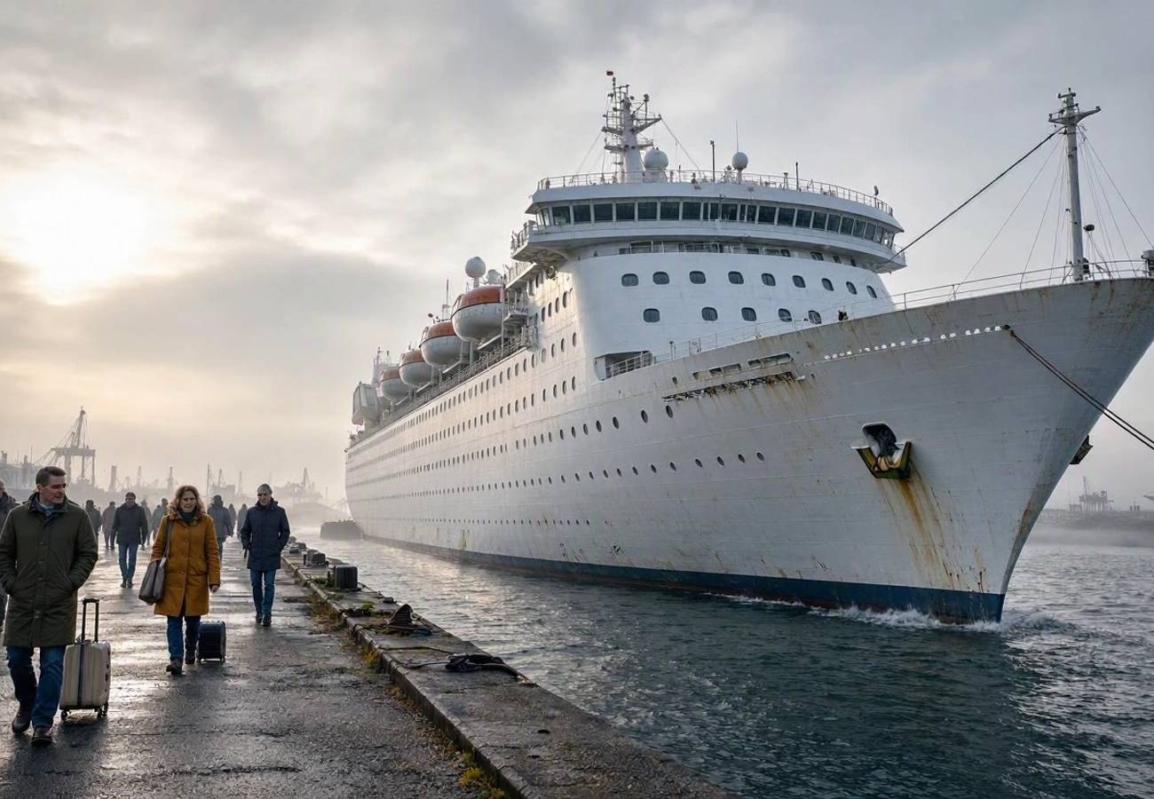 AIDAmar cruise ship sailing through open waters