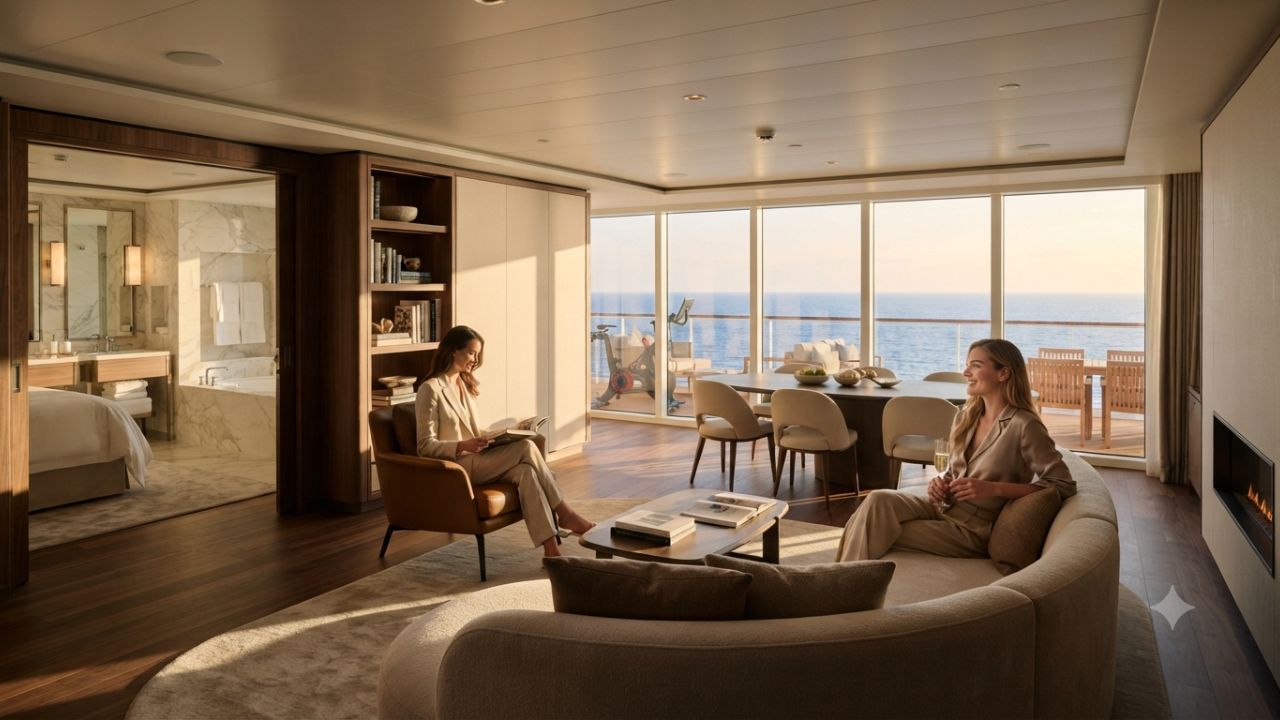 Crystal Serenity to Add Flagship Owner's Suite and Premium Penthouses in 2028 Refurbishment