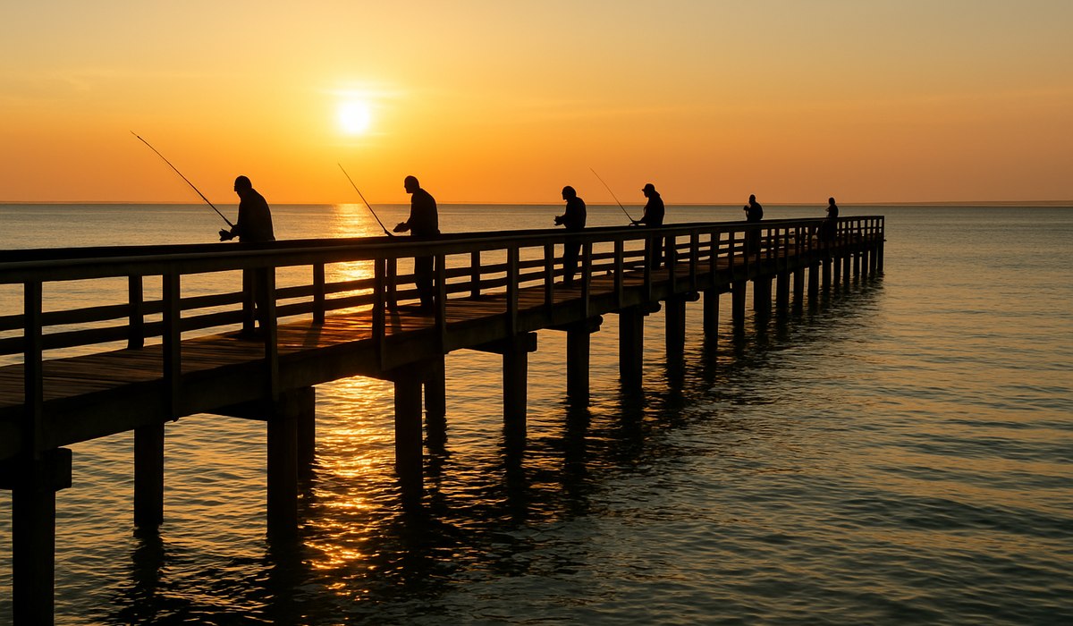 World longest human made fishing pier: Galveston Bay's Gulf Coast gem