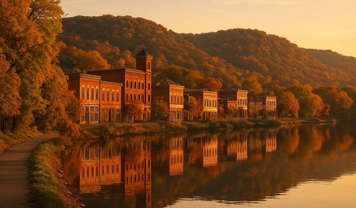 Illinois historic riverside city between two major Midwest destinations offers overlooked trails