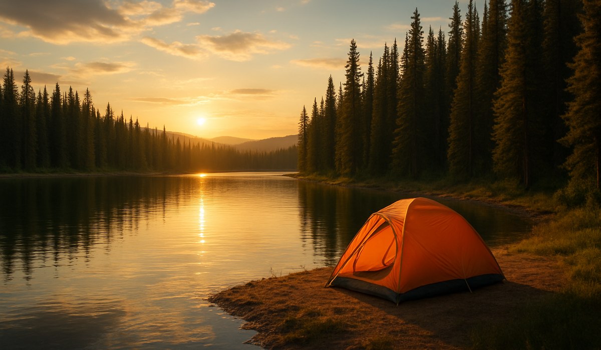 Pristine remote lake in Eastern Alberta surrounded by forest, perfect for canada camping remote retreats in 2026