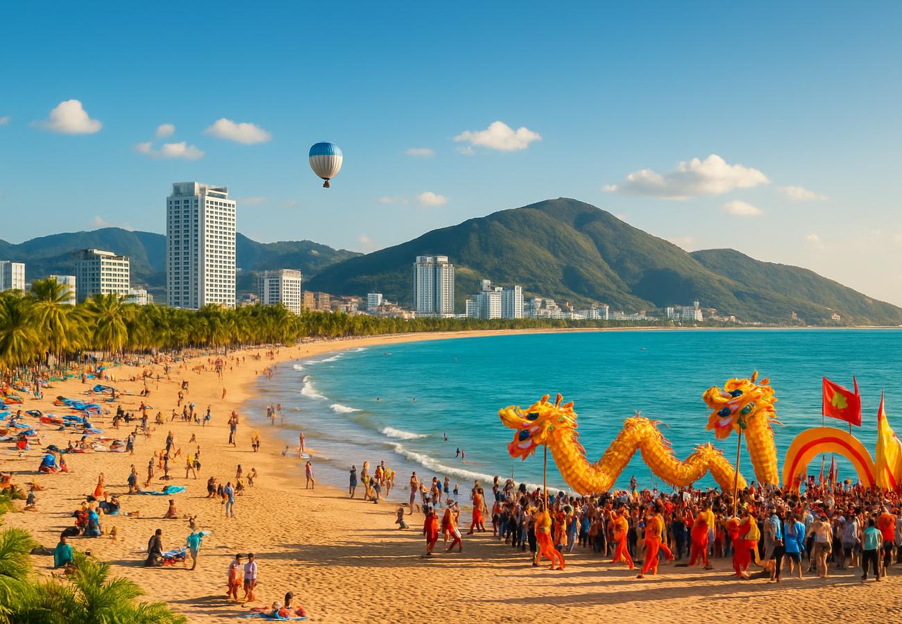 Nha Trang coastal landscape during summer 2026 tourism season