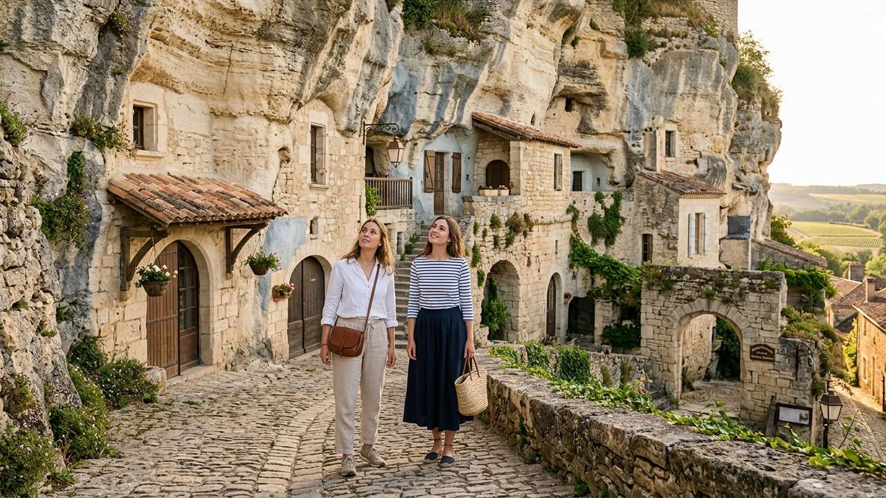 Troo's Subterranean Sanctuary: France's Limestone Cliff Village Offers Natural Relief as European Heatwaves Intensify