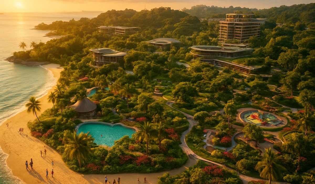 Indian tourists exploring Sentosa attractions and beach destinations in Singapore, 2026