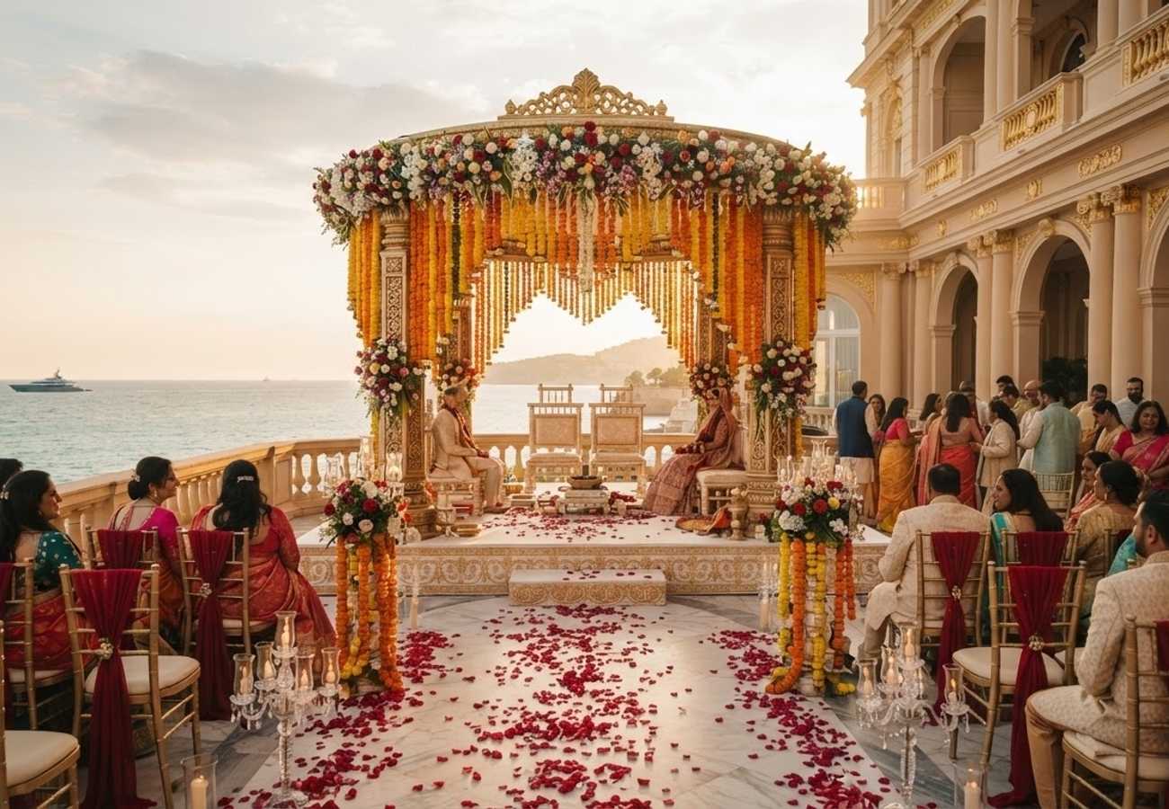 Luxury international hotel venue for a destination wedding
