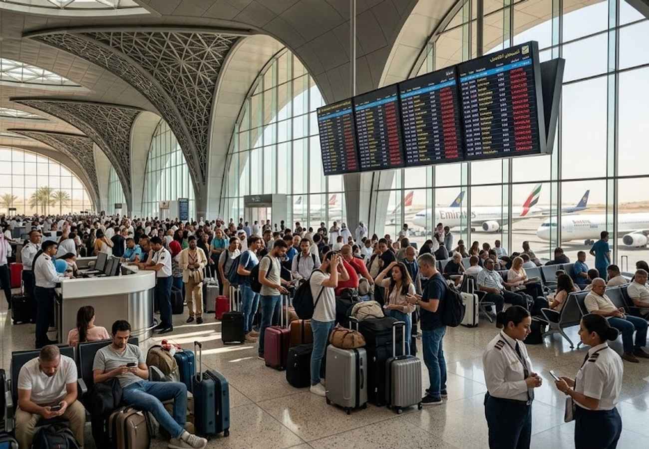 Middle East Aviation Crisis 2026: 1,261 Flight Delays and 59 Cancellations Hit Key Hubs