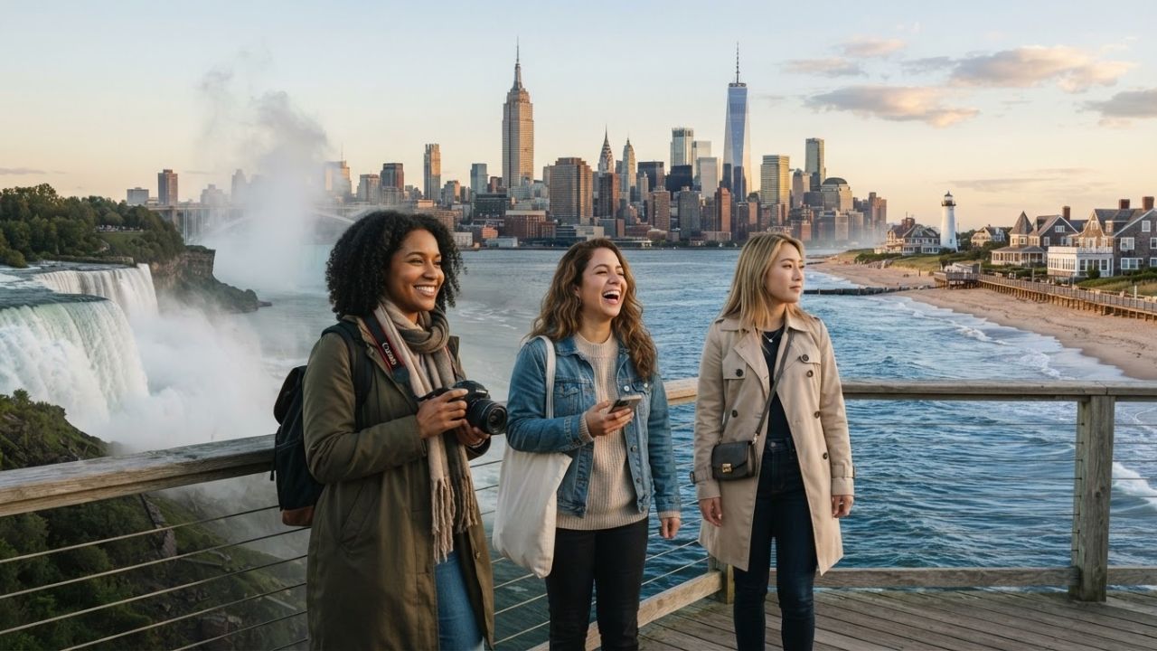 New York Tourism: Diverse Travels in Manhattan, Niagara, and Suffolk