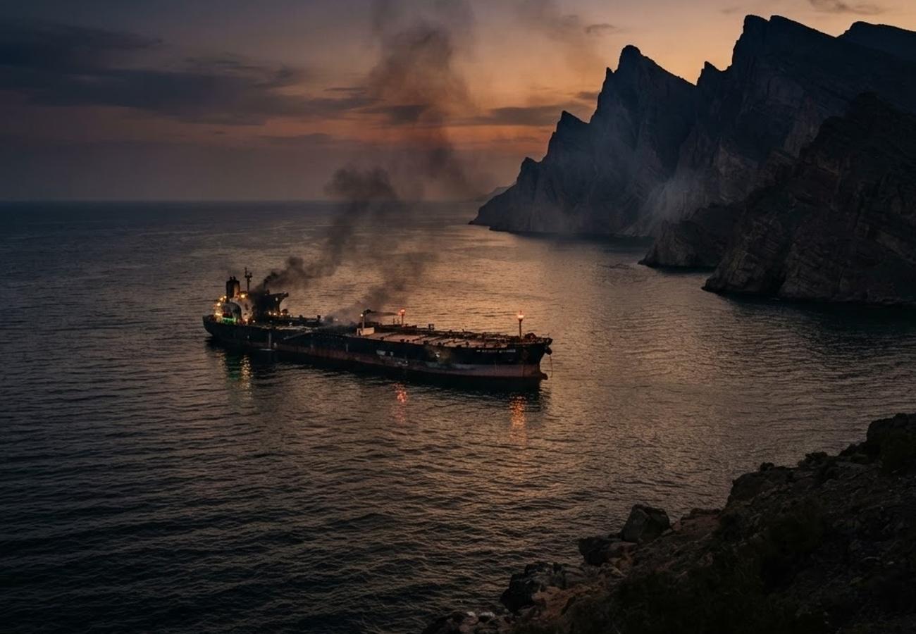 Oman Musandam Travel Alert: Tanker Fire Near Khasab Extinguished Following Projectile Strike 2026