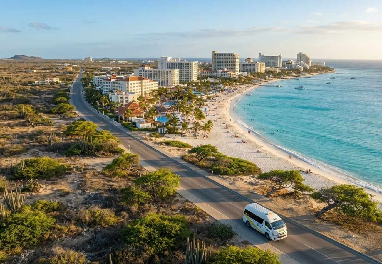 Queen Beatrix International Airport to Noord and Palm Beach: 2026 Transport Guide