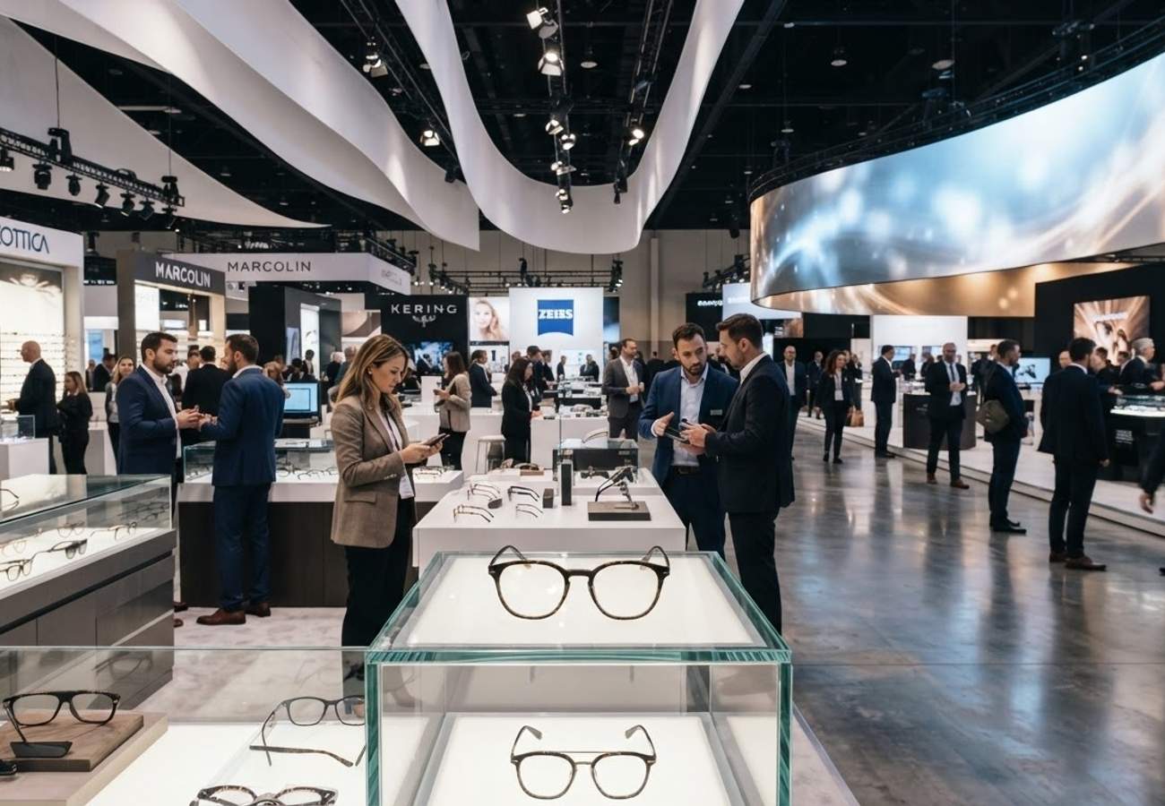 Professional optical trade fair exhibition at Paris Nord Villepinte