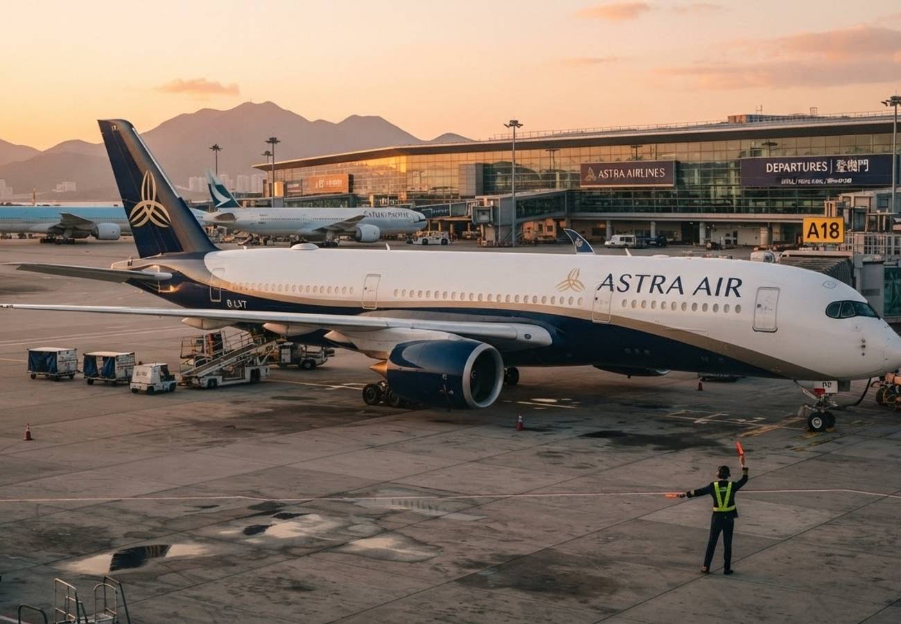 Trinity Airways aircraft transitioning from T'way Air branding at Seoul Incheon Airport