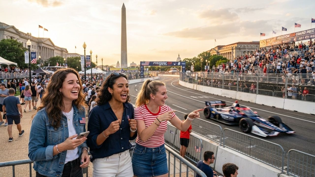 Washington DC Travel Surges Amid Freedom 250 Grand Prix Race