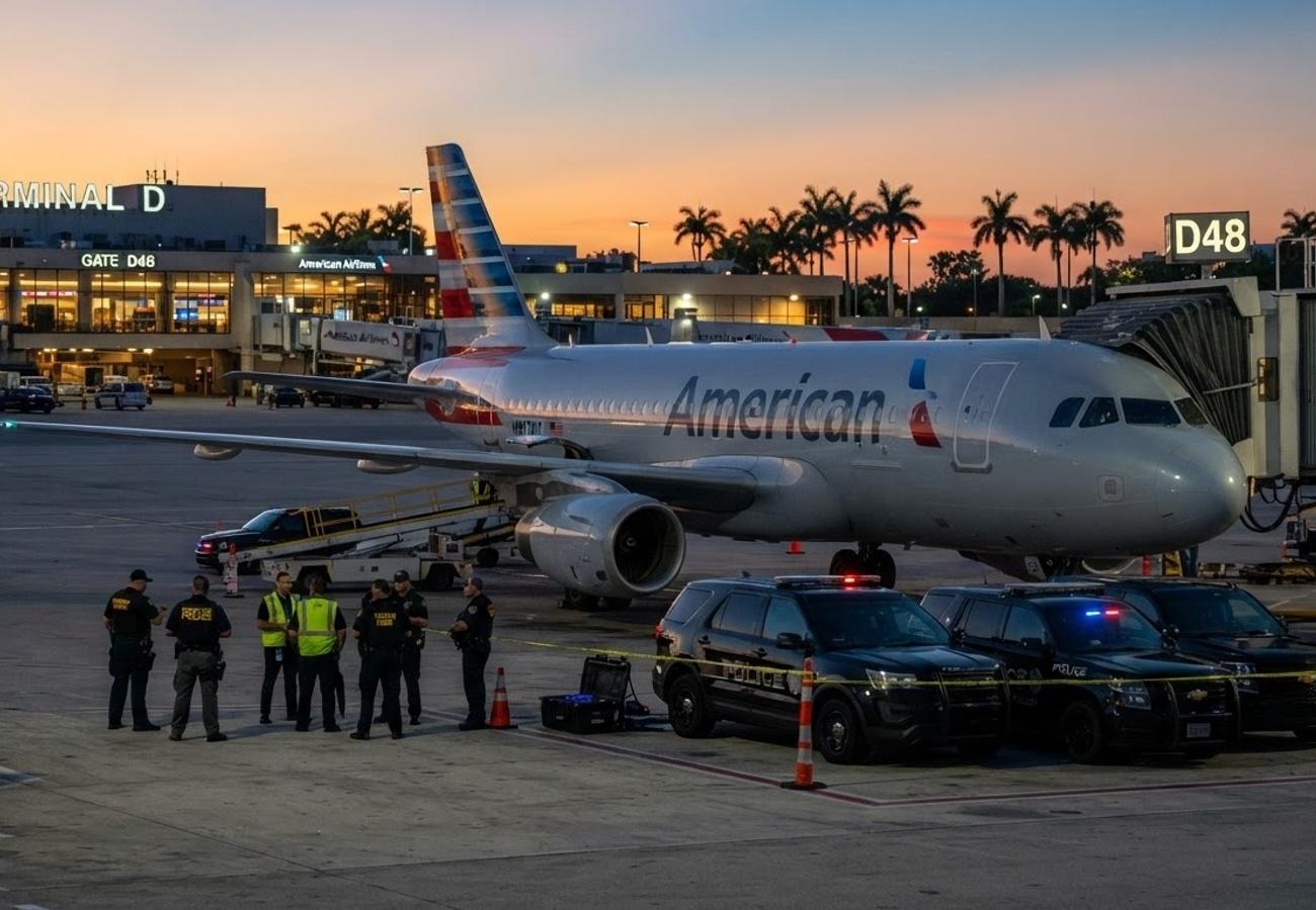 American Airlines aircraft on tarmac