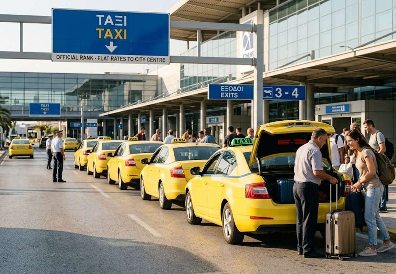 Athens Airport Taxi Guide 2026: Official Flat Fares, Routes, and Scam Prevention