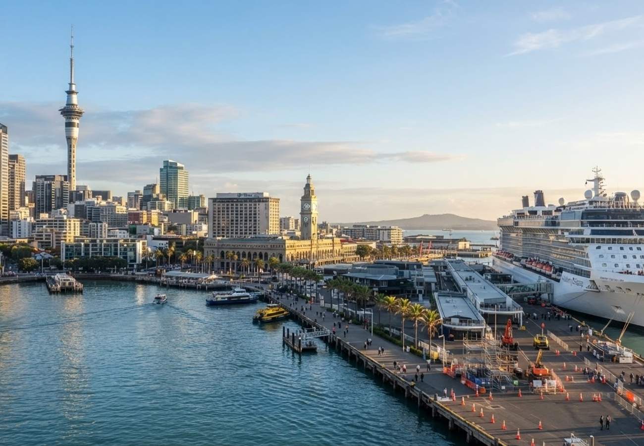 Auckland Airport to Cruise Terminal Transfers: Best Ways to Reach Queens and Princes Wharf 2026