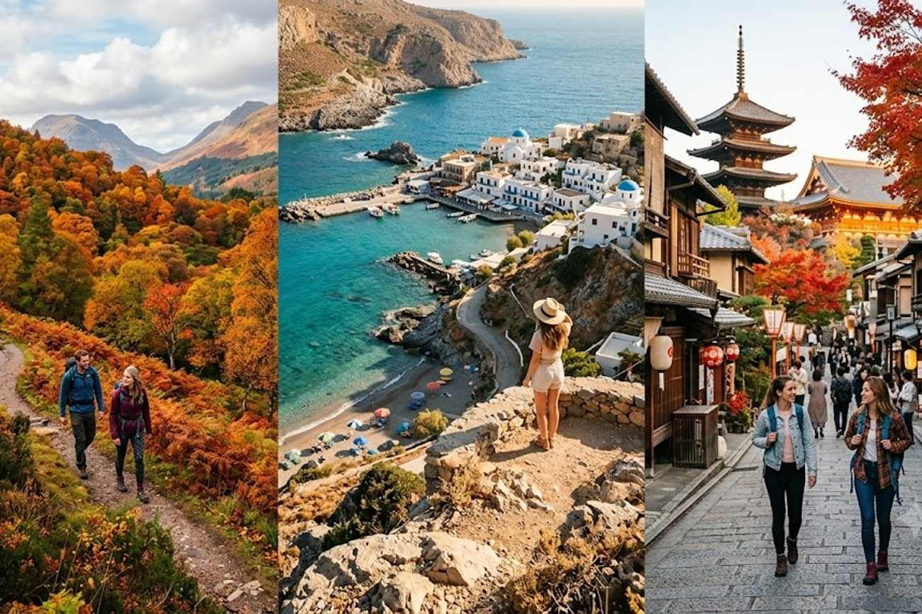 Best October Travel Destinations For 2026 Offer Autumn Escapes, Coastal Retreats And Cultural Adventures