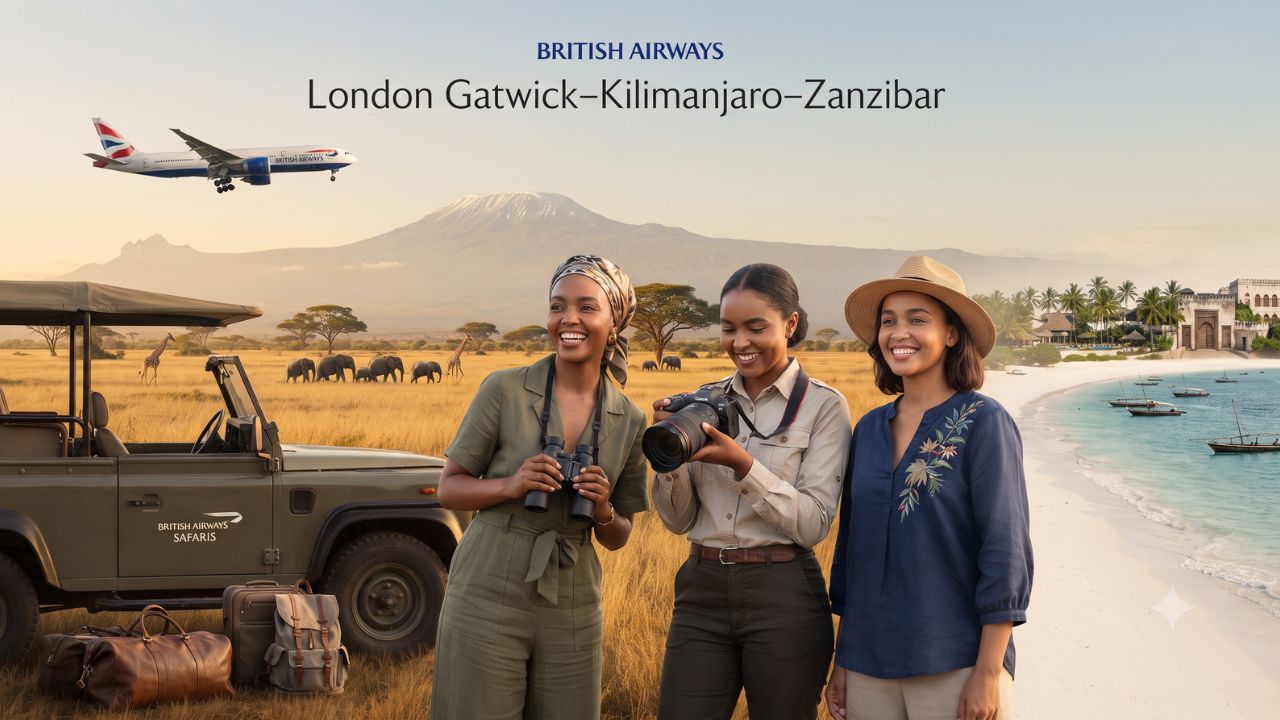 Bush and Beach Direct: British Airways Launches London Gatwick to Kilimanjaro and Zanzibar Boeing 777 Triangle Flights for 2027