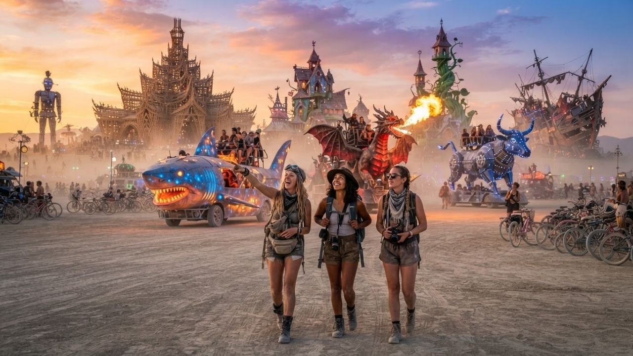 Burning Man 2026 Unveils Giant Art Cars and Immersive Desert Installations