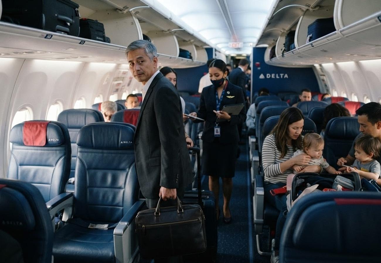 Delta Air Lines Medallion Member Moved to Row 31 to Accommodate Family Without Reserved Seats in 2026
