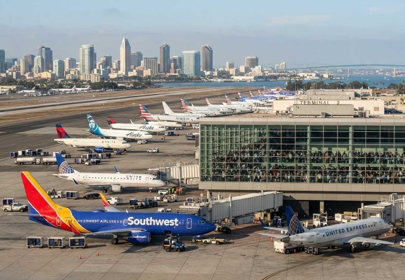 Drone Sighting and Weather Balloon Trigger Major Ground Stops at San Diego International Airport in 2026