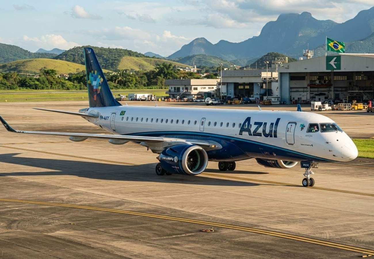 Embraer E195-E2 aircraft for Azul Linhas Aéreas