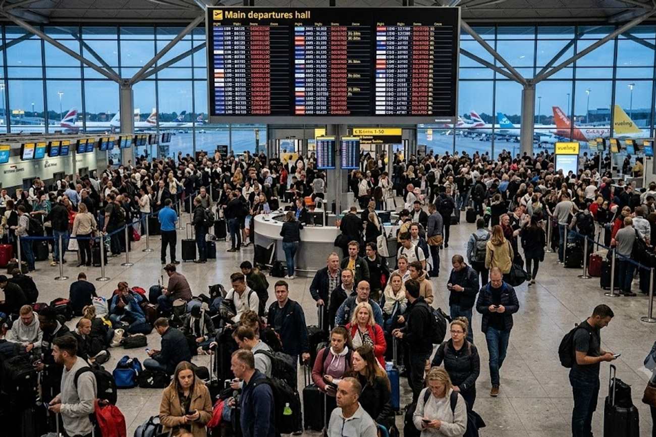 European Aviation Crisis: 2,618 Flights Delayed as London and Amsterdam Hubs Face Severe Disruptions