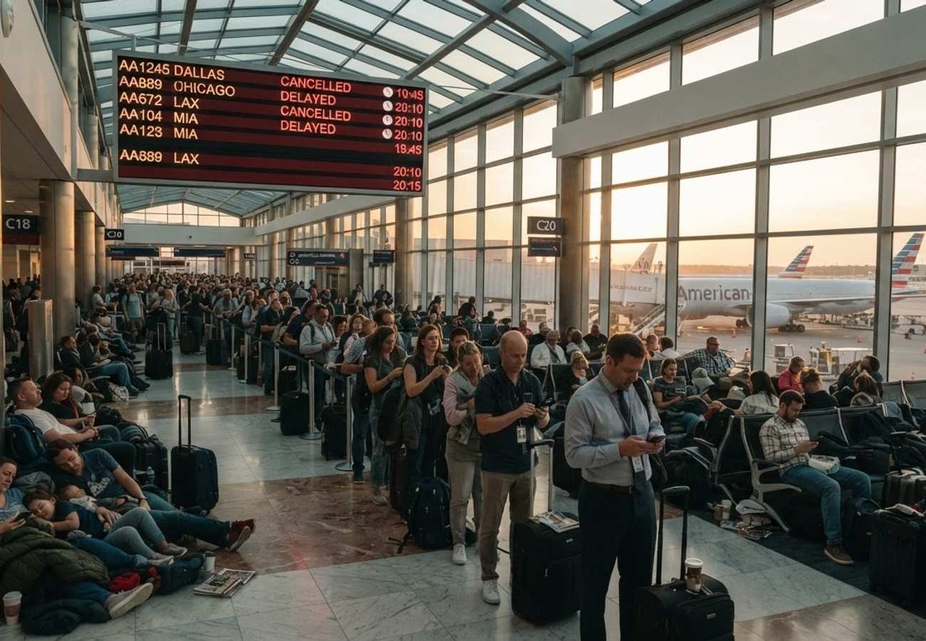 FAA Ground Stops and American Airlines IT Failure Cripple Northeast Hubs During 2026 Labor Day Weekend
