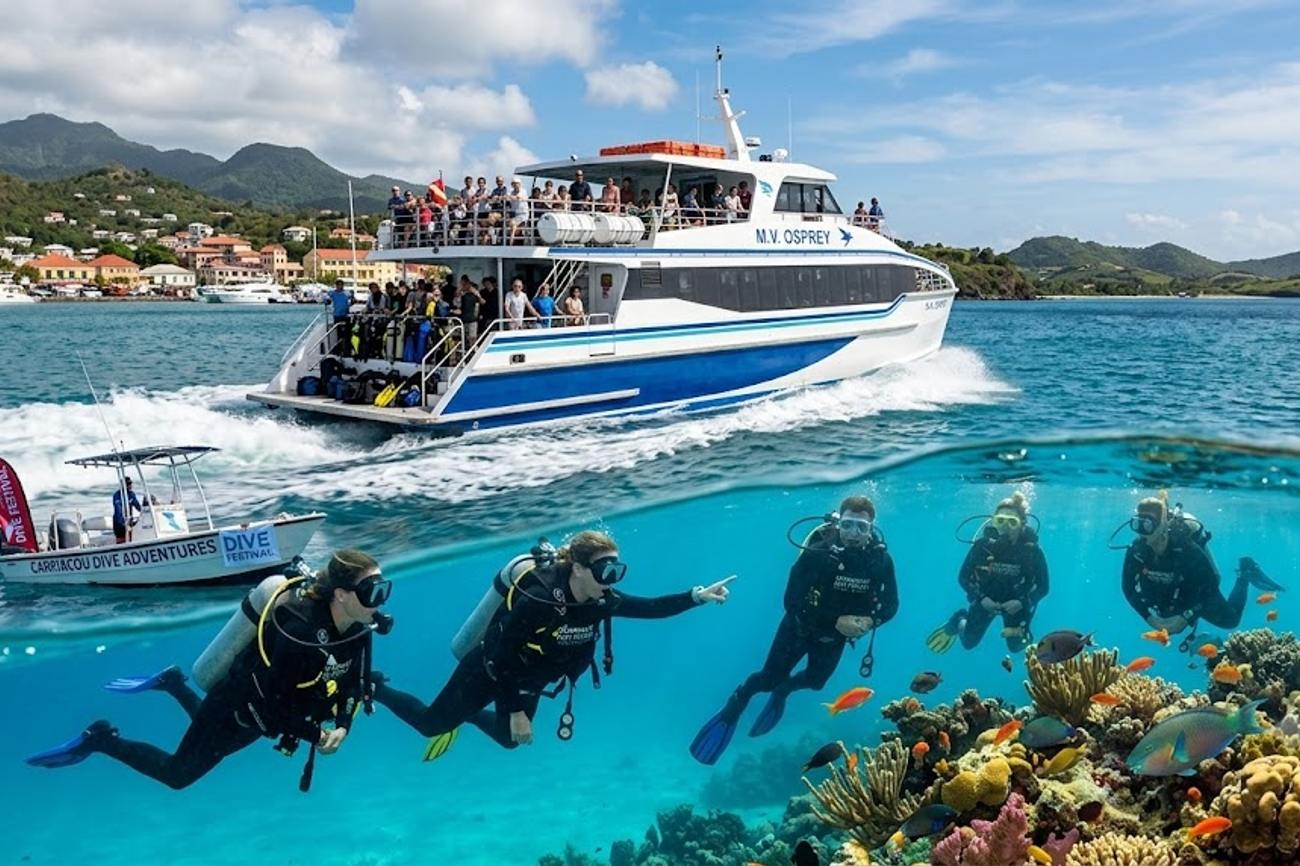 Grenada Advances Marine Tourism Through Carriacou Dive Festival With St George’s Ferry Access