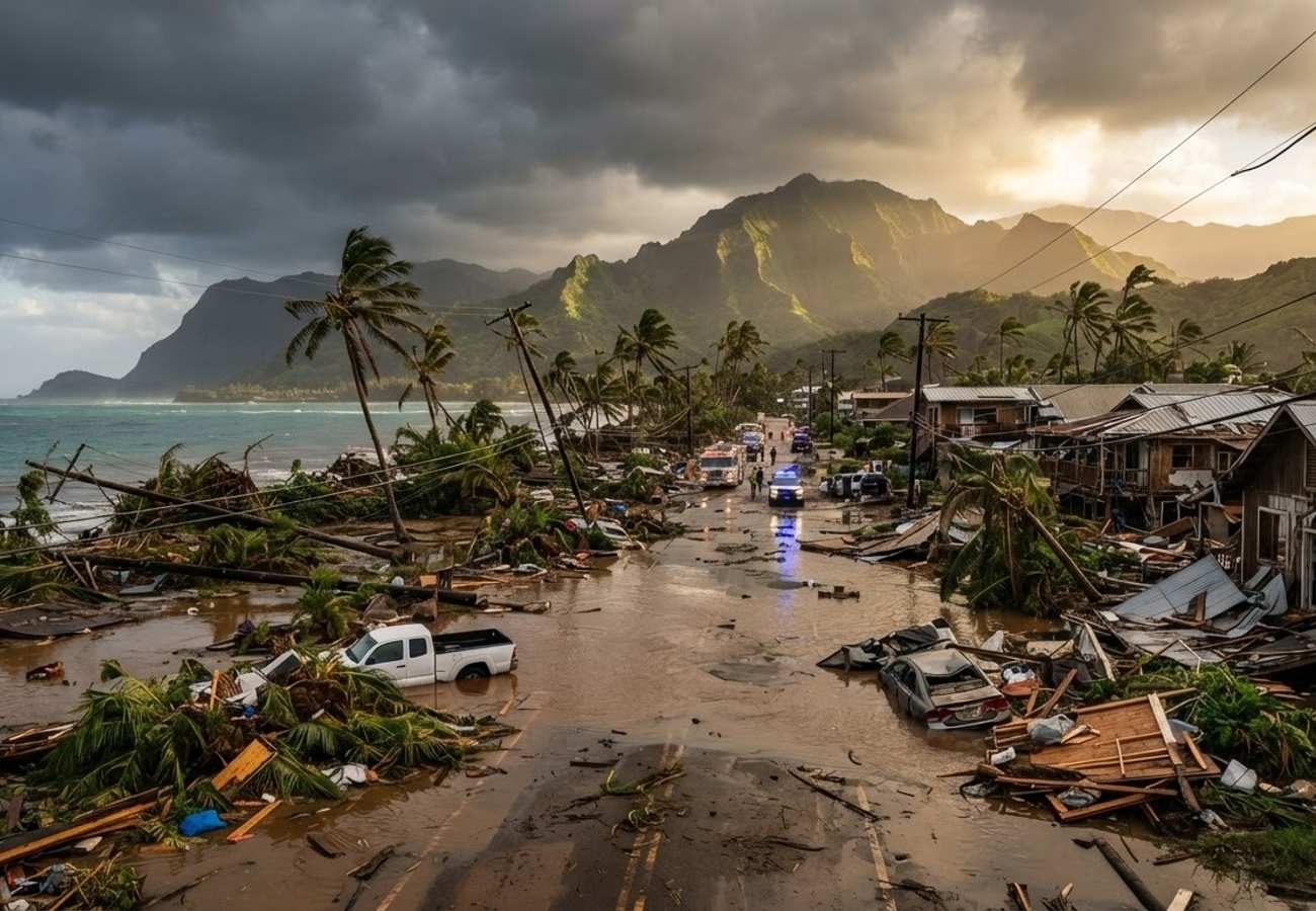 Hawaii Officials Warn Tourists to Avoid Kauai Following Devastating Hurricane Lowell Impact in 2026