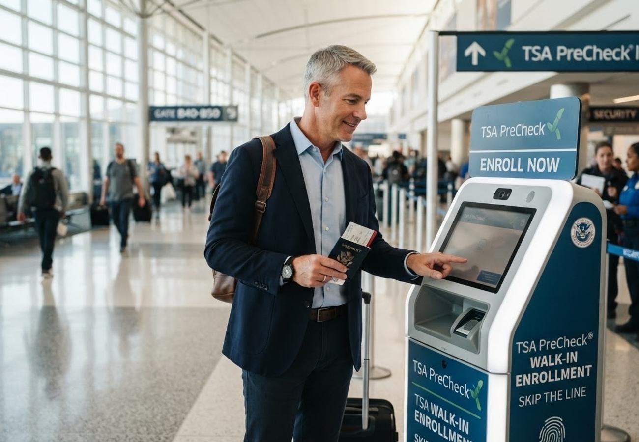 How to Get TSA PreCheck for $77.95 via Walk-In Enrollment at Major US Airports in 2026