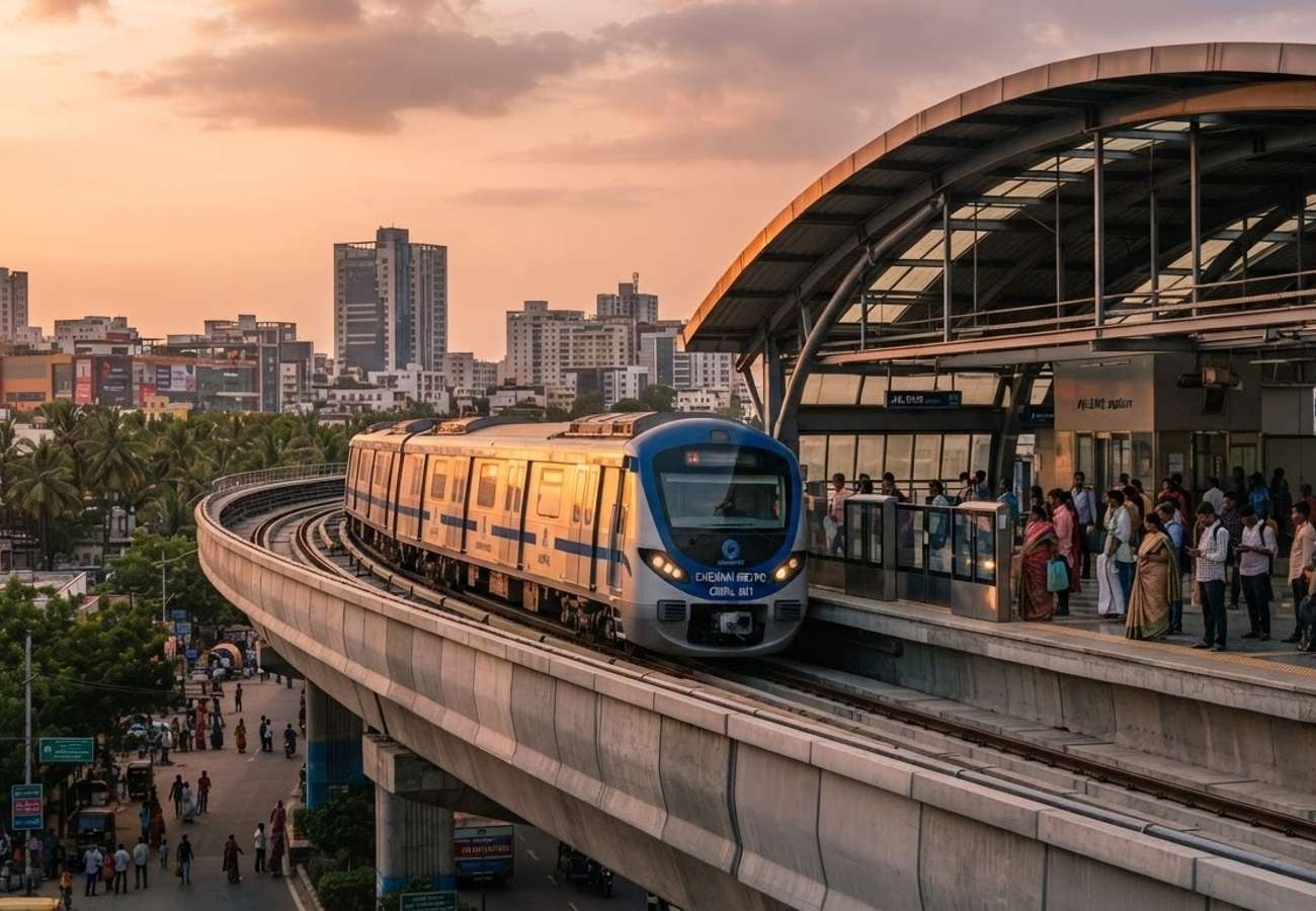 Chennai Metro Hits Record 11.2 Crore Annual Ridership as India Travel Boom Accelerates in 2025